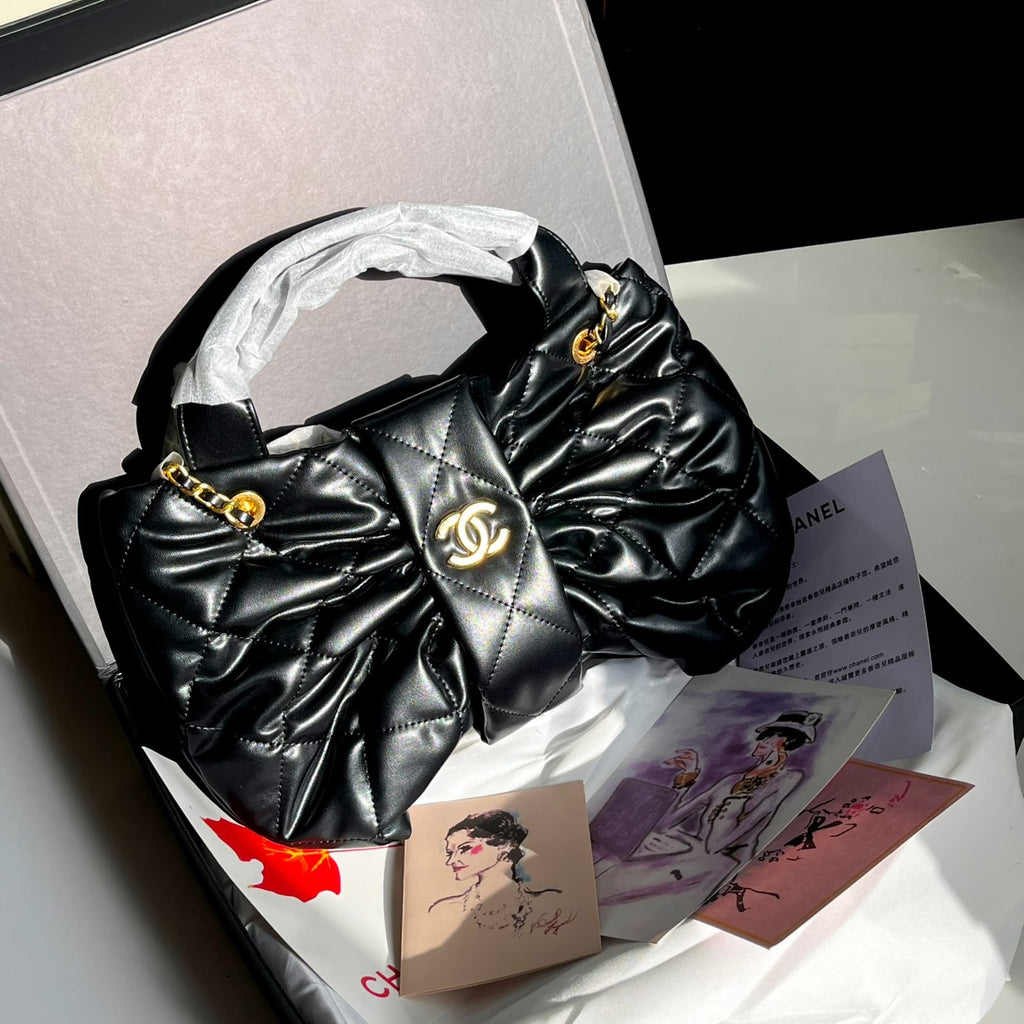 Chanel Bow Bag - Black