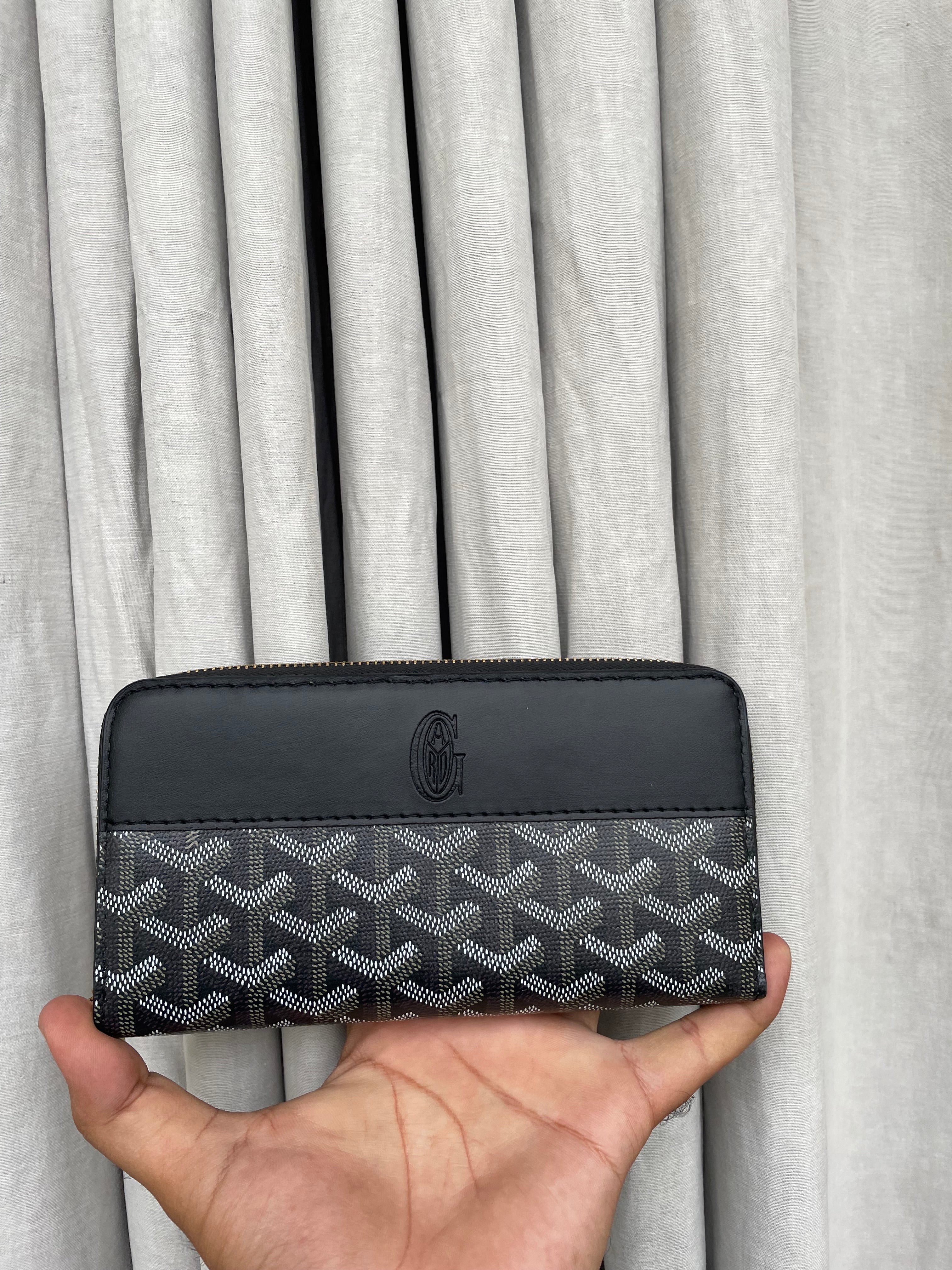 Goyard Matignon large wallet - Navy Blue