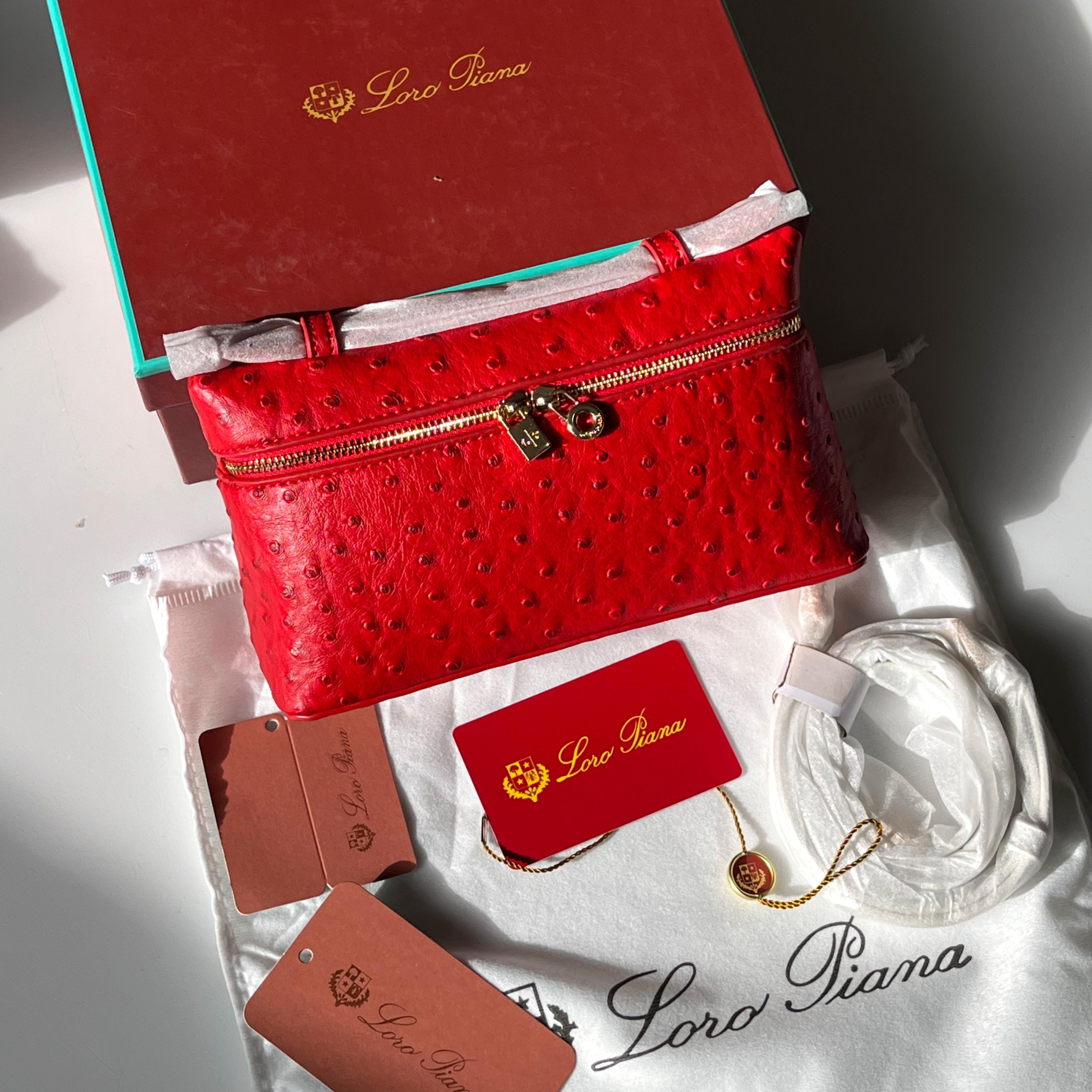 Loro Piana Leather - Red