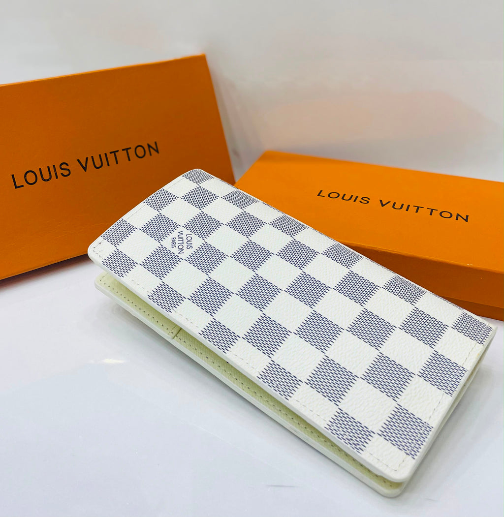 LV Unisex Long Wallet - Signature White