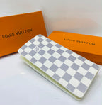LV Unisex Long Wallet - Signature White