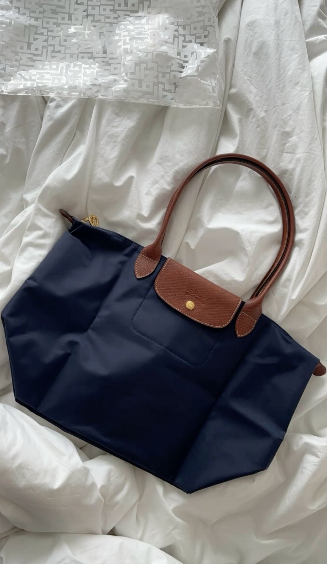 Long Champ Tote Large - Blue