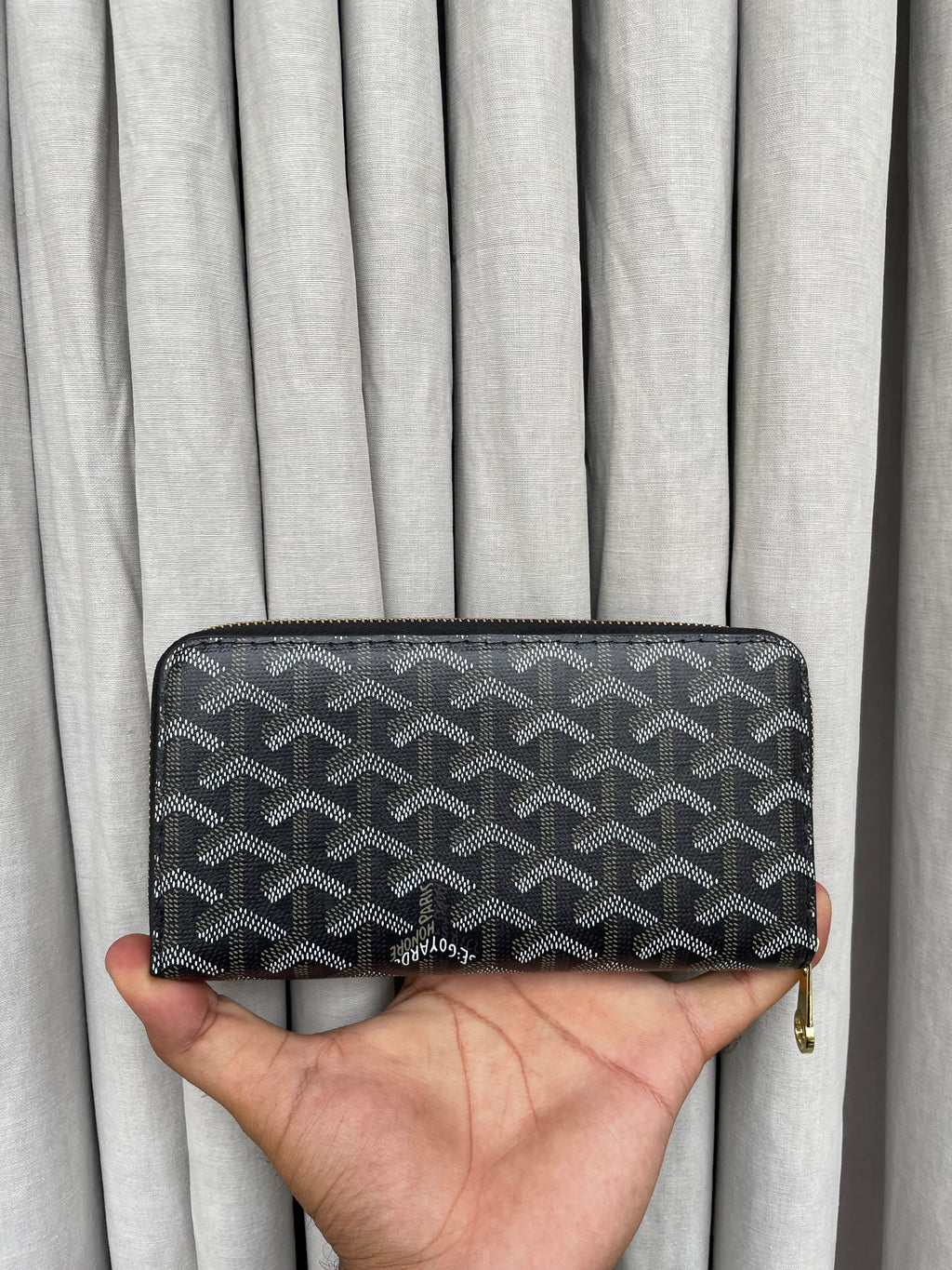 Goyard Matignon large wallet - Navy Blue