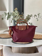 Long Champ Tote Large - Maroon
