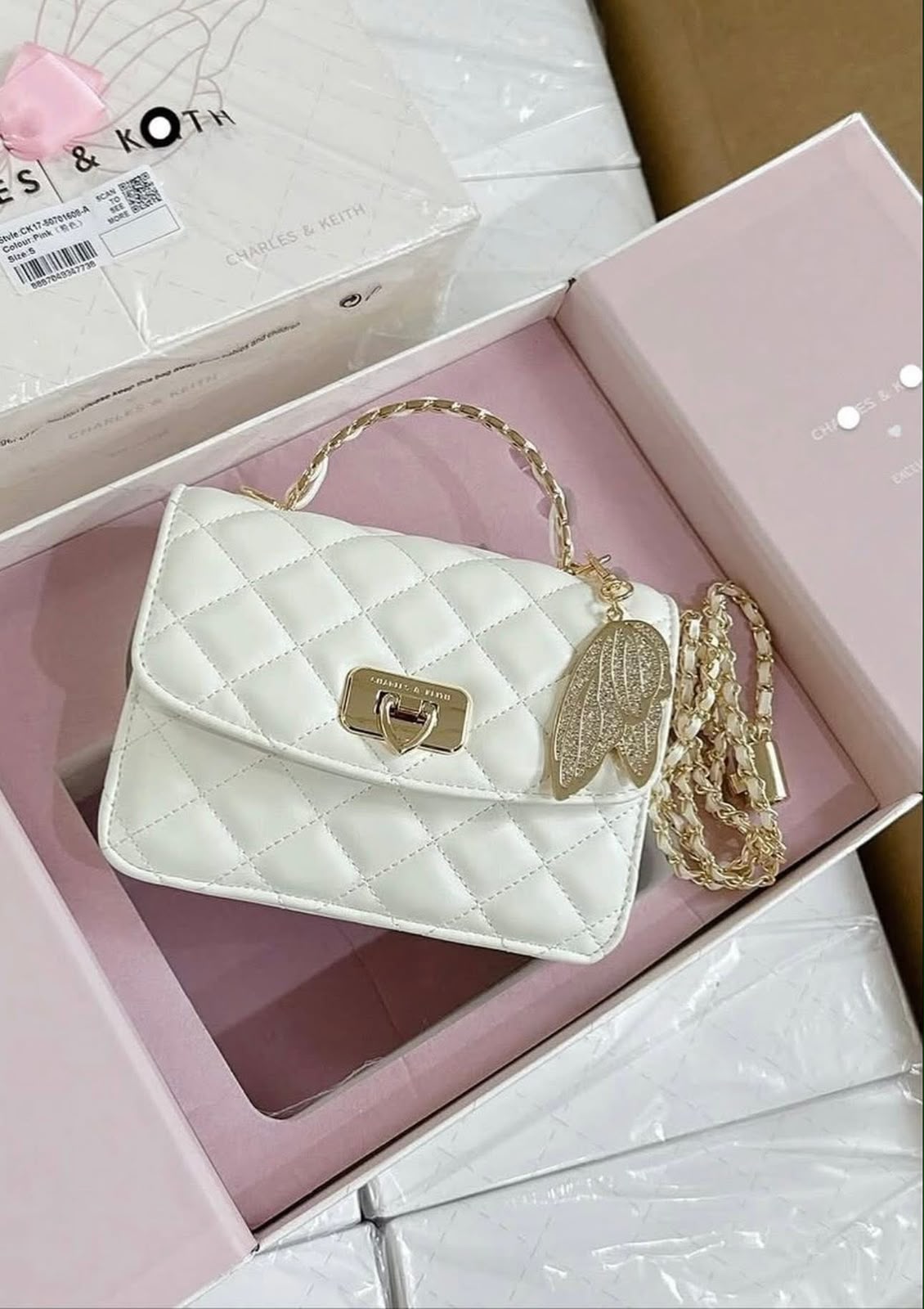 C&K - Crossbody bag in white