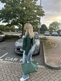 Goyard Tote Bag - Green (Large With Pouch)