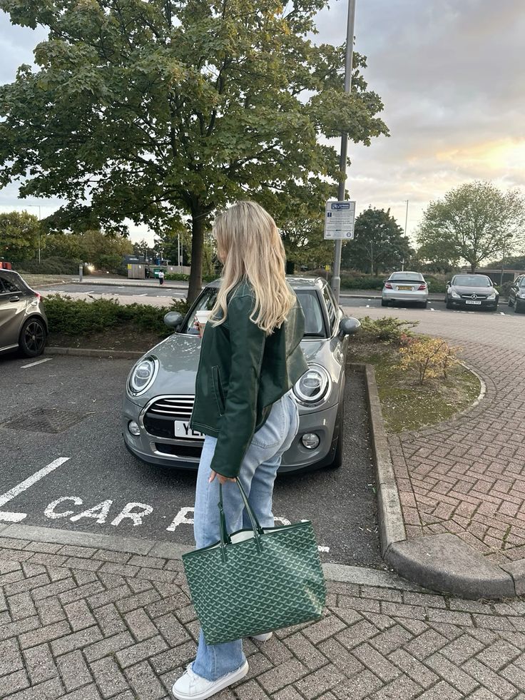 Goyard Tote Bag - Green (Large With Pouch)
