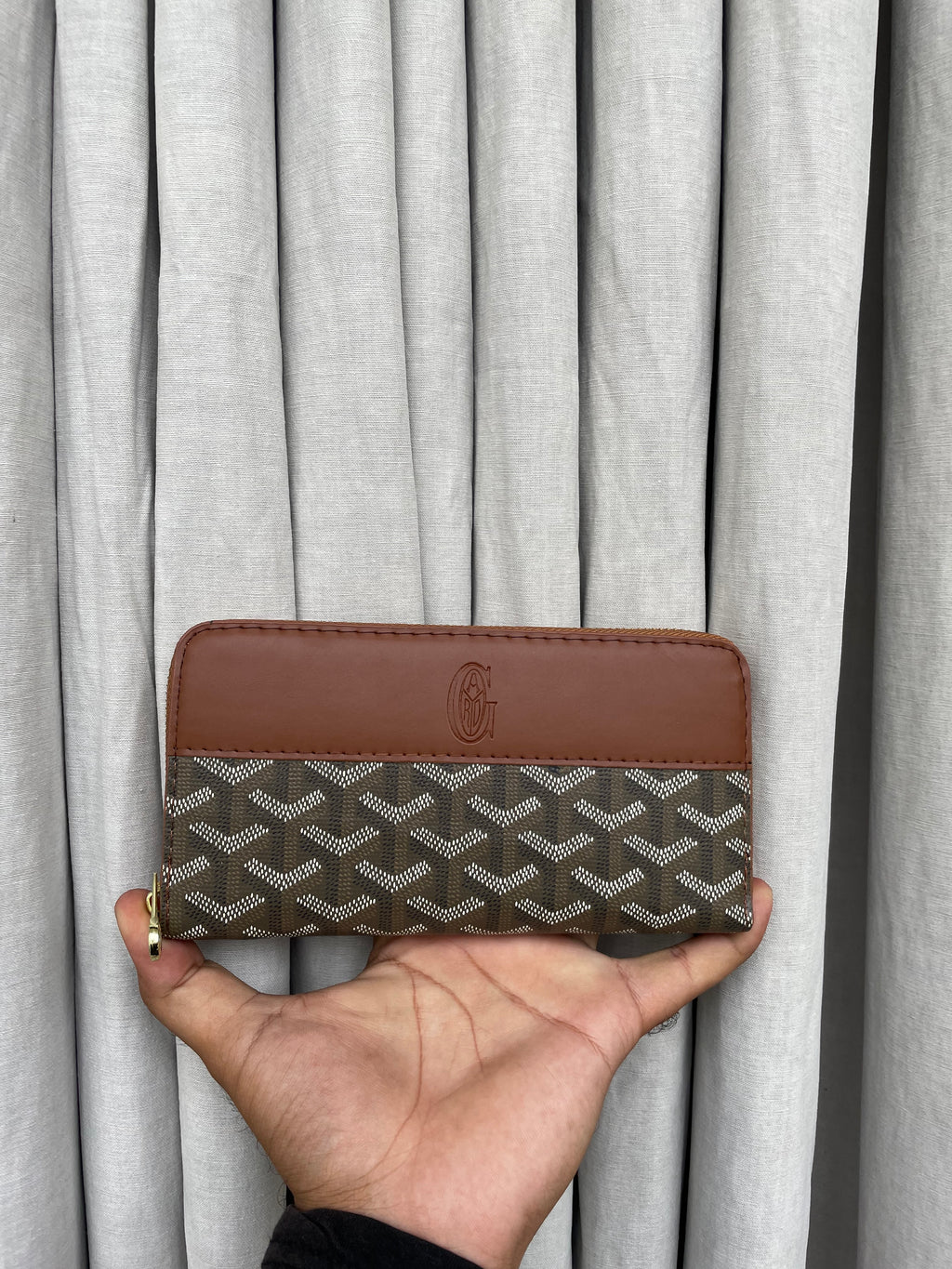 Goyard Matignon large wallet - Brown