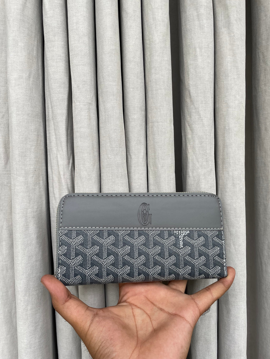 Goyard Matignon large wallet - Grey