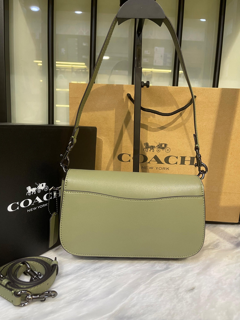 Coach Harper Shoulder Bag - Green