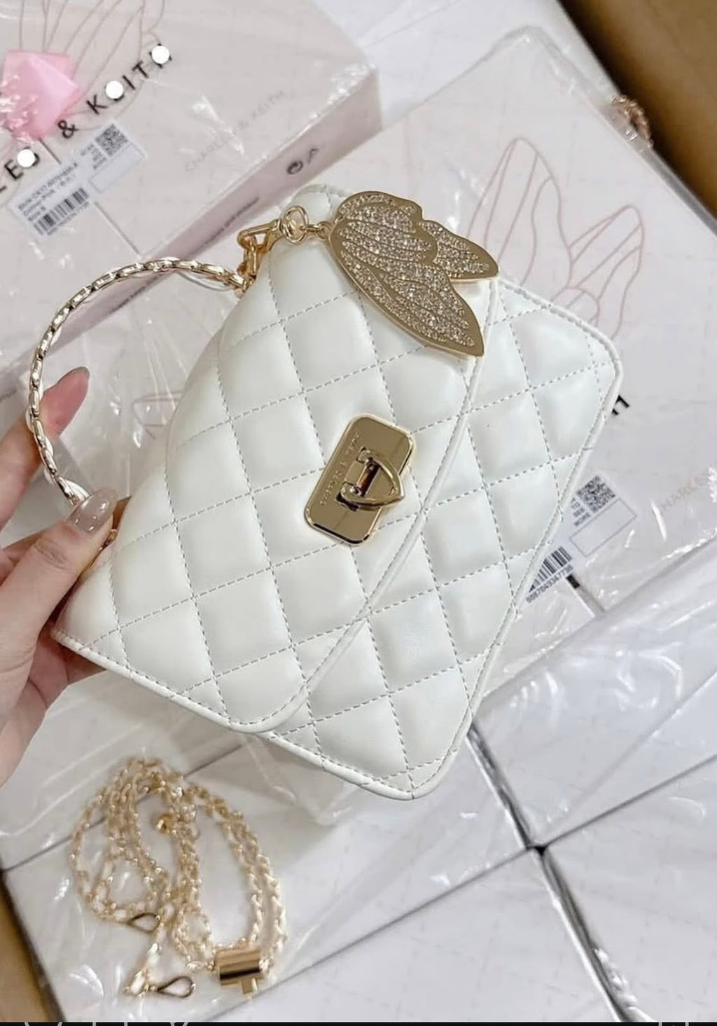 C&K - Crossbody bag in white
