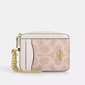 Coach Zipper Card Case - Signature Canvas