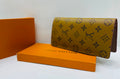 LV Unisex Long Wallet - Light Brown