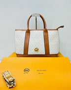 Michael Kors Luisa Satchel - Vanilla
