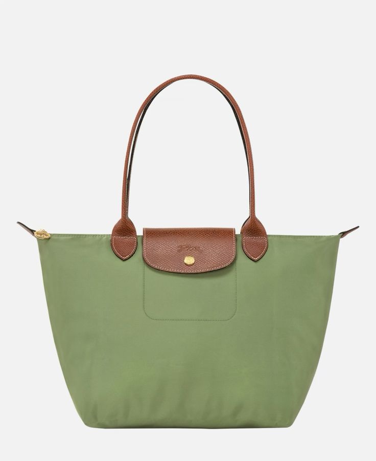 Long Champ Tote Large - Sage Green