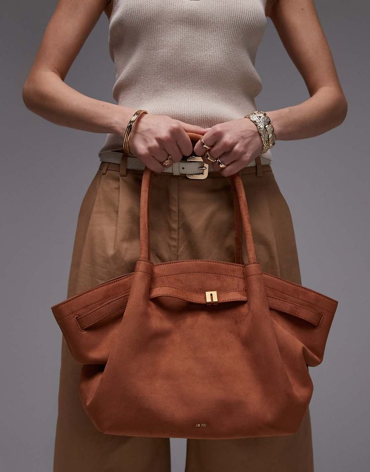 JW PEI Hana Faux Suede  - Brown