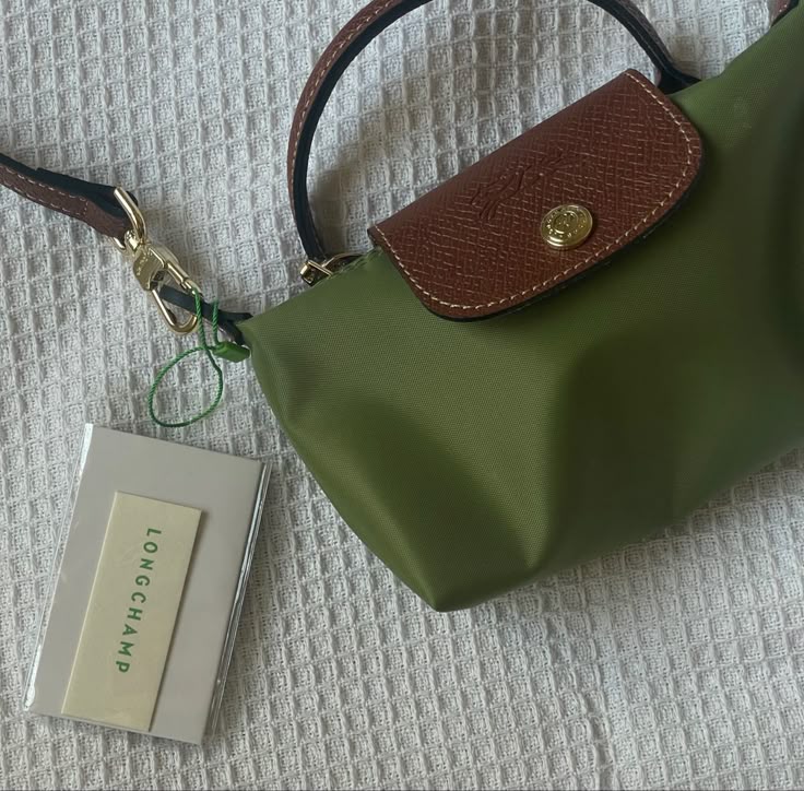 Long Champ Crossbody MINI - Green