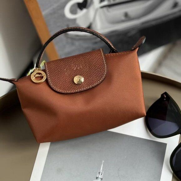 Long Champ Crossbody MINI -  Cognac brown