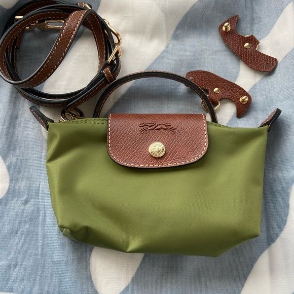 Long Champ Crossbody MINI - Green