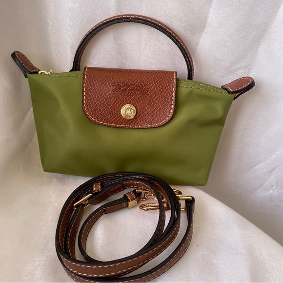 Long Champ Crossbody MINI - Green
