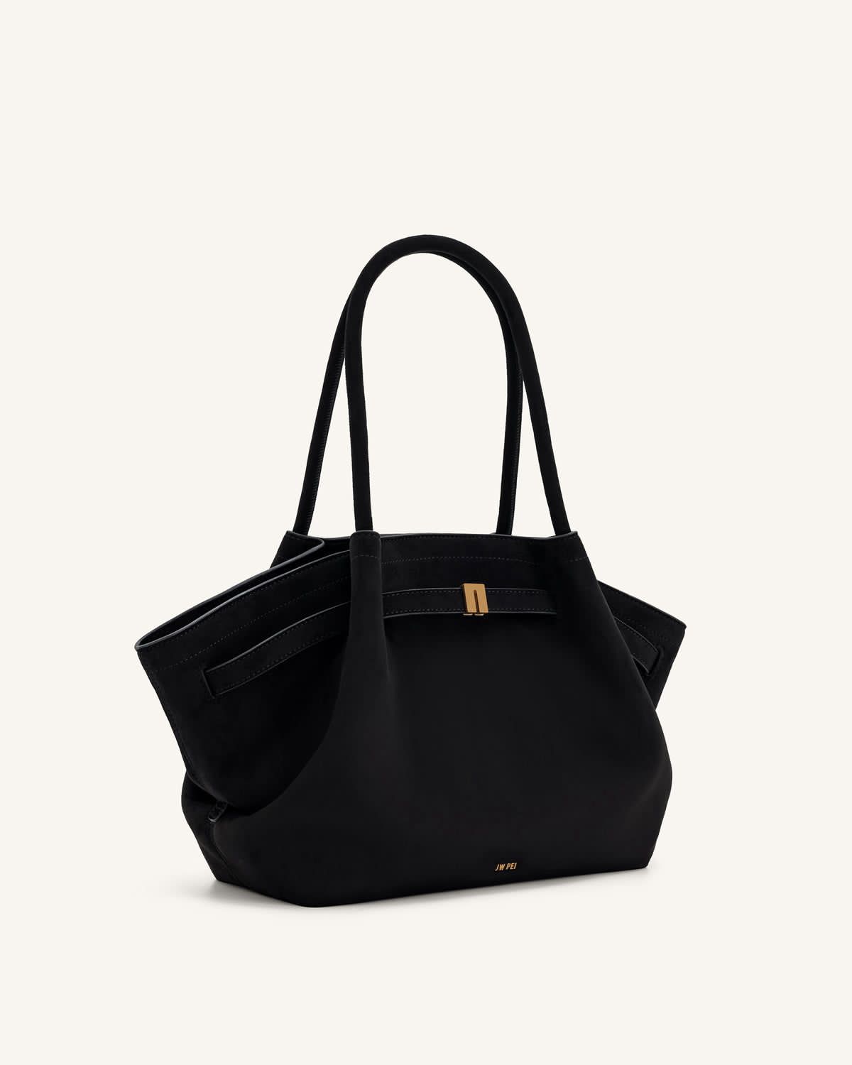 JW PEI Hana Faux Suede - Black