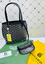 Goyard Tote Bag - Black (Mini With Pouch)
