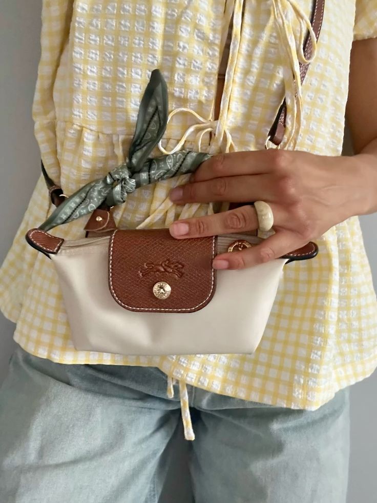 Long Champ Crossbody MINI -  Beige