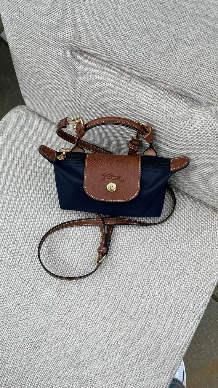 Long Champ Crossbody MINI -  Blue