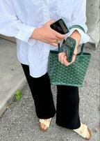 Goyard Tote Bag - Green (Mini With Pouch)
