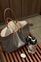 Goyard Tote Bag - Black (Large With Pouch)