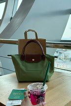 Long Champ Tote Large - Olive Green
