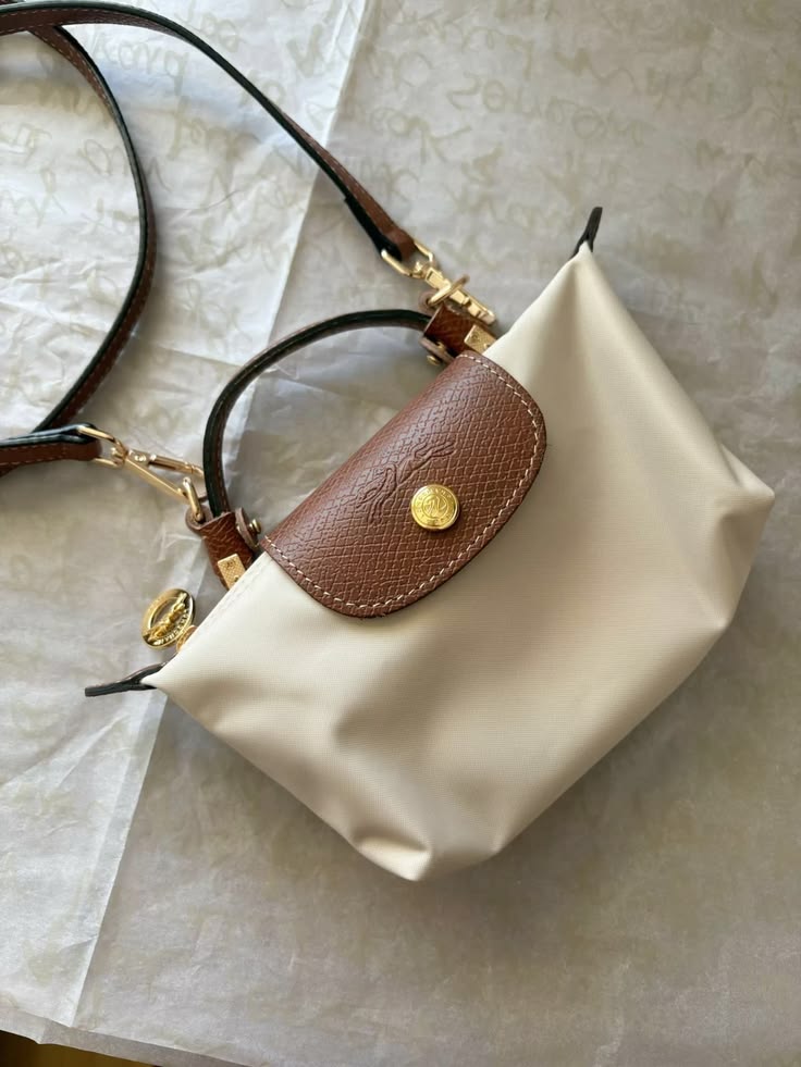 Long Champ Crossbody MINI -  Beige