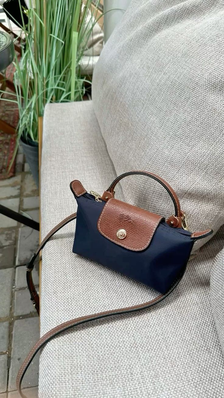 Long Champ Crossbody MINI -  Blue