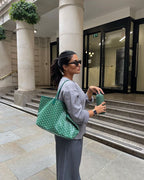 Goyard Tote Bag - Green (Large With Pouch)