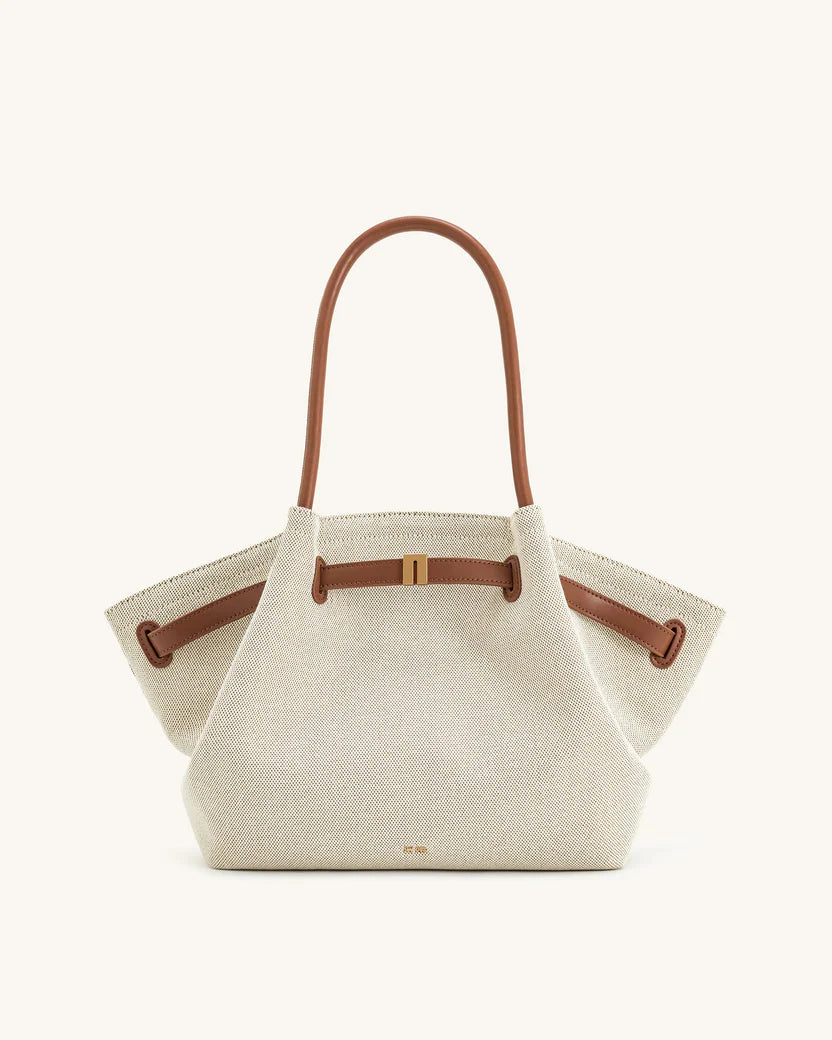 JW PEI Hana Faux Suede - Brown Canvas