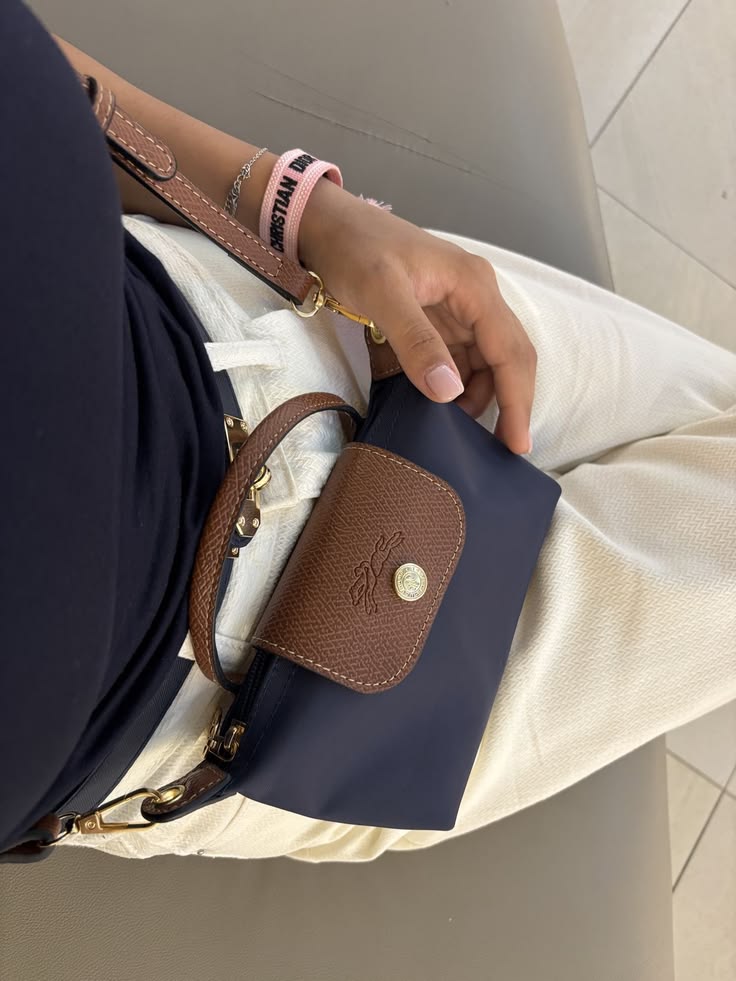 Long Champ Crossbody MINI -  Blue